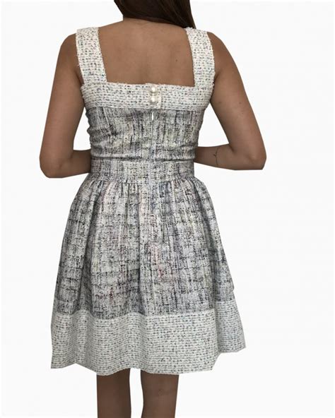 vestido chanel tweed|Vestido .